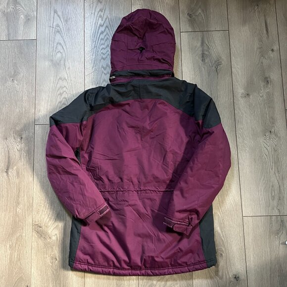 LL Bean Purple and Black Ski Jacket Women's Small - Picture 6 of 6